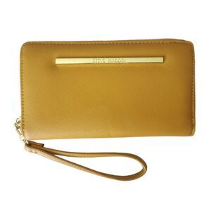 Steve Madden Wristlet Wallet in Mustard Yellow
